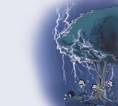  雷雨臨空，你應(yīng)該躲到哪里去？-雷擊事故